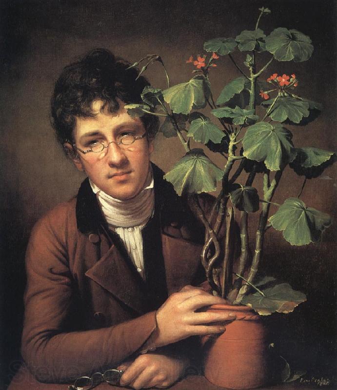 Rembrandt Peale Rubens Peale with a Geranium France oil painting art